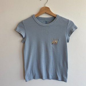 Brandy Melville blue bear tee